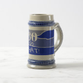 60 so, was Funny 60. Geburtstag Beer Stein Bierglas (VorderseiteRechts)