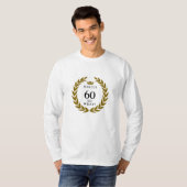 60 So, was Funny Laurel Wreath Crown 60. Geburtsta T-Shirt (Vorne ganz)