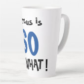 60 So, was Funny Positive Typografie 60. Geburtsta Milchtasse (Rechte Ecke)