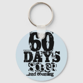60 Tage Sobriety Schlüsselanhänger