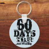 60 Tage Sobriety Schlüsselanhänger (Vorderseite)