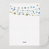 60. Überraschung Geburtstagsfeier Einladung elegan (Rückseite)