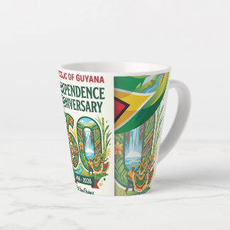 60. Unabhängigkeitstag der Republik Guyana Milchtasse