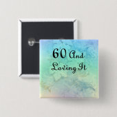 60 und es liebend button (Vorne & Hinten)