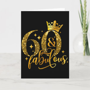 60 und Fabelhaft Alles Gute zum Geburtstag Mir 60. Karte