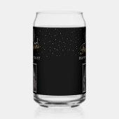 60 und fabelhafte Elegant Black Foto 60. Geburtsta Dosenglas (Links)