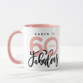 60 und fabelhafte Tasse (Links)