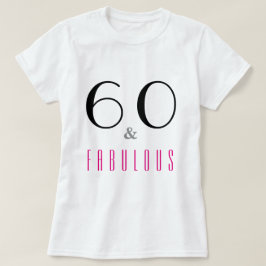 60 und fabelhaftes 60. Geburtstagsparty Tee Shirt