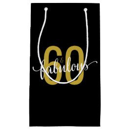 60 und Fabulous Geburtstag Kleine Geschenktüte