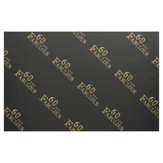 60 und Fabulous Stoff (Fat Quarter (45,7 x 55,9 cm))