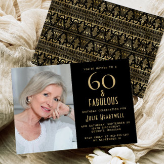 60 und Fantastisch | Einladung zur 60. Geburtstags