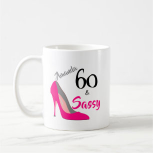 60 und frech 60. Geburtstag Kaffeetasse