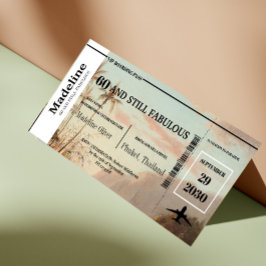 60 und immer noch fabelhafte Tropenpass Geburtstag