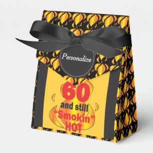 60 und immer noch heiß   60. Geburtstag Geschenkschachtel