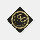 60 und immer noch Swingin' Napkins Serviette (Ecke)