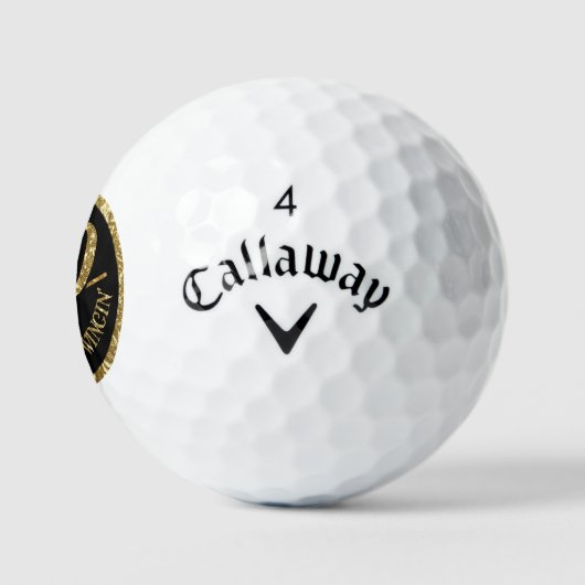60 und immer noch Swingin'Golf Balls Golfball (Logo)