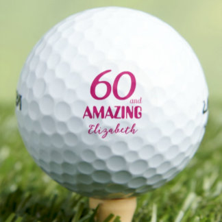 60 und Phantastisches Geschenk - 60. Geburtstag Golfball