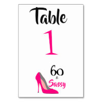 60 und Sassy 60. Geburtstagsparty
