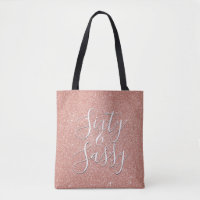 60 und Sassy Birthday Rose Gold Blush Pink Glitzer
