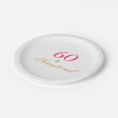 60 und sensationell pappteller (Schrägansicht)