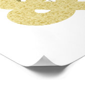 60 und toller Geburtstag Poster (Ecke)