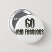 60 und tolles Discothema Button (Vorne & Hinten)