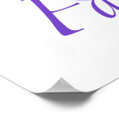 60 und vorzüglich poster (Ecke)