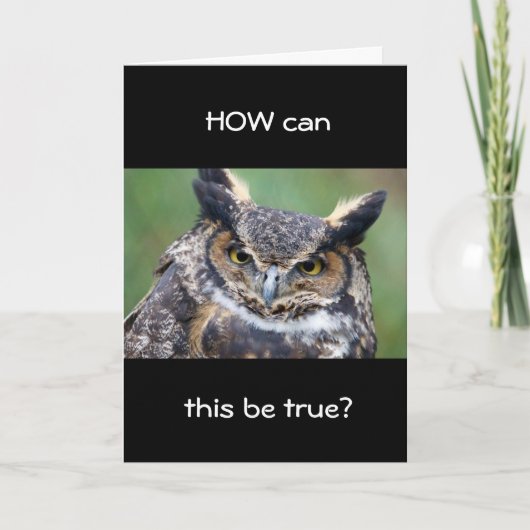 **60.** WAS DENKT, DASS U DIESE ALTE SEIN KANN? Ka Karte (Vorderseite)