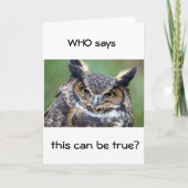 **60.** WAS SAGT DAS IST "WAHR?" KARTE (Vorderseite)