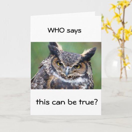 **60.** WAS SAGT DAS IST "WAHR?" KARTE (Gelbe Blume)