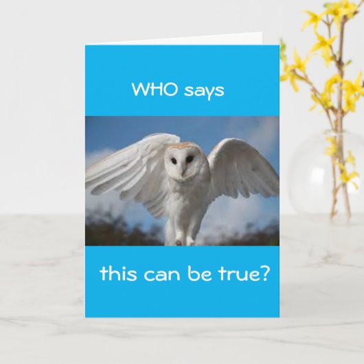 **60.** WAS SAGT DAS IST "WAHR?" KARTE (Gelbe Blume)