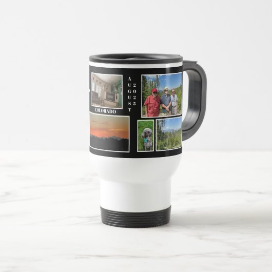 "60. Wiedersehen" Travel Mug Reisebecher (VorderseiteRechts)