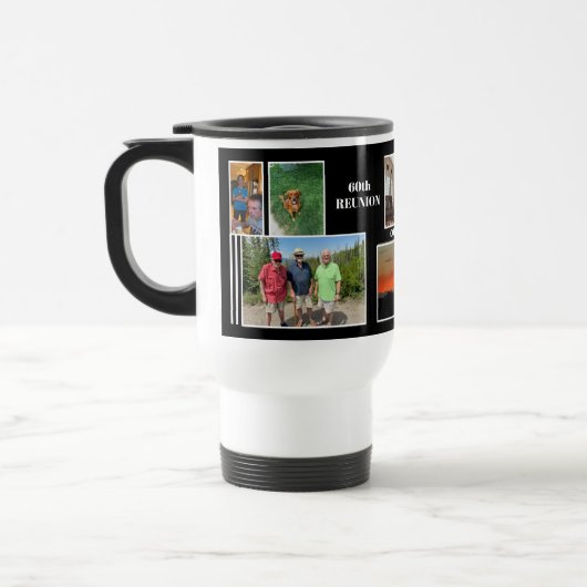 "60. Wiedersehen" Travel Mug Reisebecher (Links)