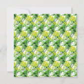 60. Wildblume Aquarell Einladung (Rückseite)