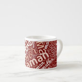 60 Wörter für "Mutter" in verschiedenen Sprachen Espressotasse (Vorderseite Rechts)