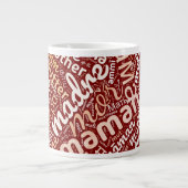 60 Wörter für "Mutter" in verschiedenen Sprachen Jumbo-Tasse (Vorderseite)