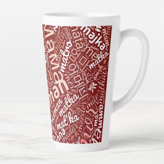 60 Wörter für "Mutter" in verschiedenen Sprachen Milchtasse (Rechts)