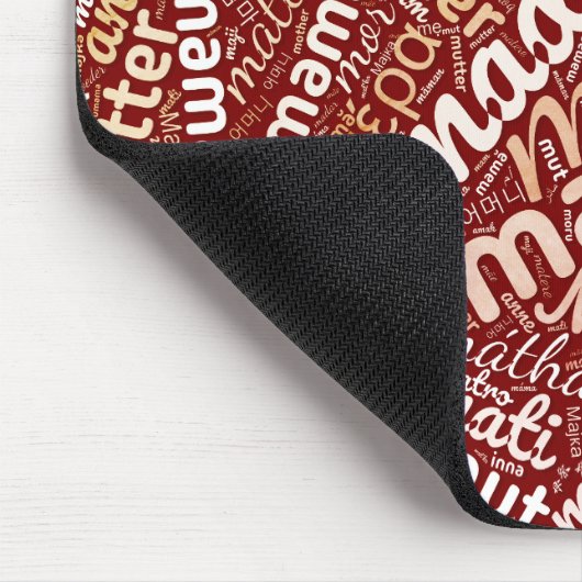 60 Wörter für "Mutter" in verschiedenen Sprachen Mousepad (Ecke)