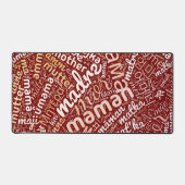 60 Wörter für "Mutter" in verschiedenen Sprachen Schreibtischunterlage (Vorderseite)