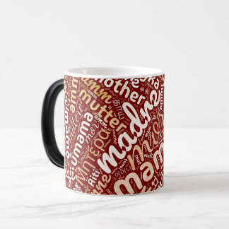 60 Wörter für "Mutter" in verschiedenen Sprachen Verwandlungstasse