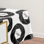 60 "x104" Messe Tablecloth Gold Black Tischdecke (Beispiel)