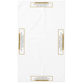 60 "x104" Messe Tablecloth Gold Black Tischdecke (Vorderseite)