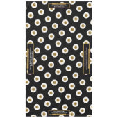 60"X104"-Tischtennislogos Gold und Schwarz Tischdecke (Vorderseite)