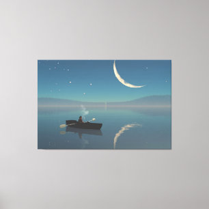 60"x40" Leinwandkunst mit "Friedlichem" Bild Leinwanddruck