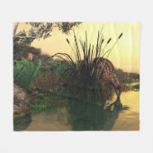 60"x50" Fleece-Blanket w' auf der Wasserkante Fleecedecke (Vorderseite (Horizontal))