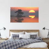 60" x 40" Canvas Art with "Dayspring" image Leinwanddruck (Insitu (Schlafzimmer))