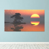60" x 40" Canvas Art with "Dayspring" image Leinwanddruck (Insitu (Holzboden))