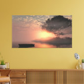 60" x 40" Canvas Art with "Misty Island" image Leinwanddruck (Insitu (Wohnzimmer))
