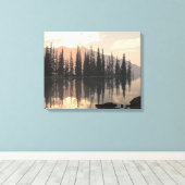 60" x 40" Leinwand art w' "Glorious Morning" image (Insitu (Holzboden))