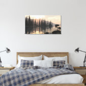 60" x 40" Leinwand art w' "Glorious Morning" image (Insitu (Schlafzimmer))